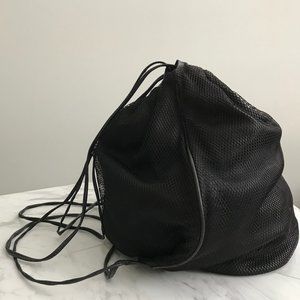OpeningCeremony Black Leather Bag/Backpack